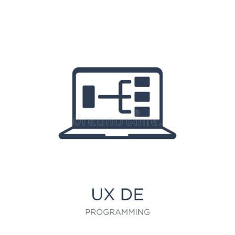 Ux Design Icon Trendy Flat Vector Ux Design Icon On White Background