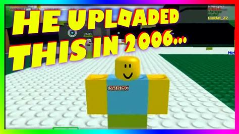 The First Game Ever On Roblox