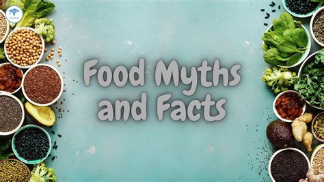 15 The Best Debunking Common Food Myths Separating Fact From Fiction