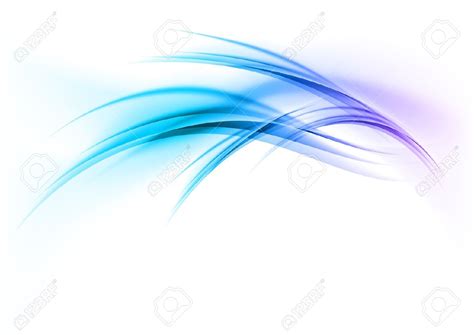 🔥 Download Blue Abstract Curves On The White Background Royalty