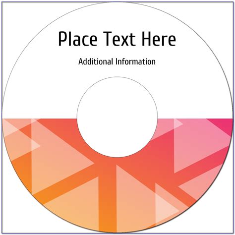 Avery Cd Label Template 5931