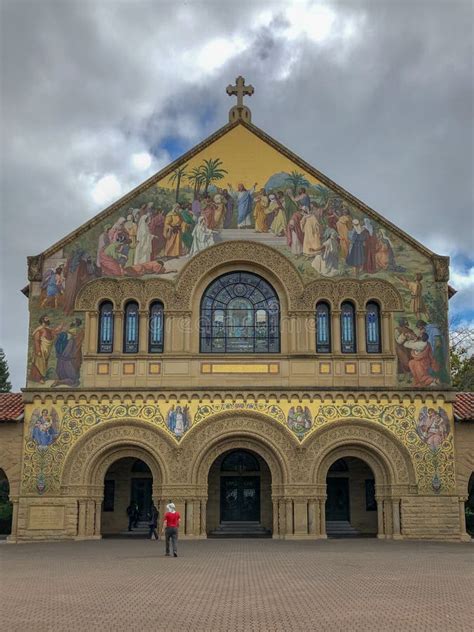 Memorial Church In Main Quad Of Stanford University Campus In Palo Alto