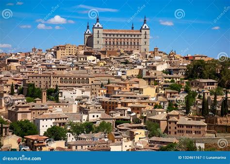 Toledo Skyline In Castile La Mancha Spain Stock Image Image Of Europe