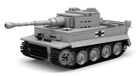 Lego Wwii German Tiger I Updated Instructions With Parts List Youtube