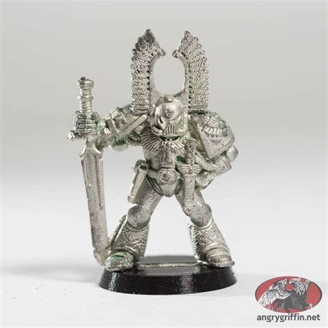 Metal Dark Angels Captain In Artificer Armour Rogue Trader Warhammer