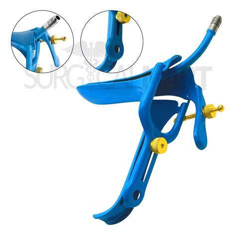 Graves Lletz Leep Blue Coated Vaginal Speculum Large