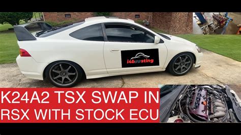 K24a2 Tsx Engine Swapped Into K20a2 Rsx Type S Using Stock Prb Till He