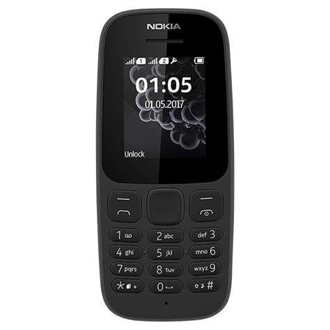 Nokia 105 Dual Sim 2g Black Buy Online