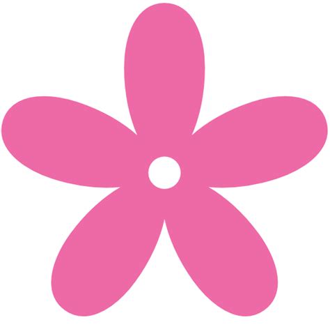 Hot Pink Flower Clipart Clipart Panda Free Clipart Images