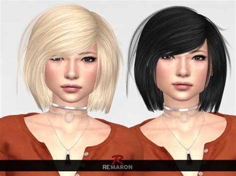 The Sims Resource Katuma Hair Retextured By Remaron Sims 4 Hairs