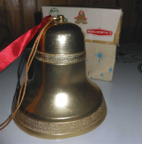 Vintage Musical Christmas Bell Decor 50s 60s Kitschy Cathedral