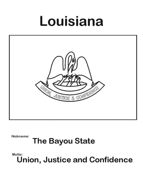 Usa Printables Louisiana State Flag State Of Louisiana