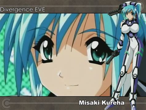 Blue Eyes Blue Hair Divergence Eve Gun Kureha Misaki Weapon Zoom Layer