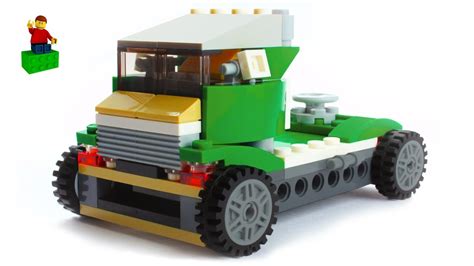 Lego Creator 31056 Green Cruiser Build 01 Green Truck Lego Speed