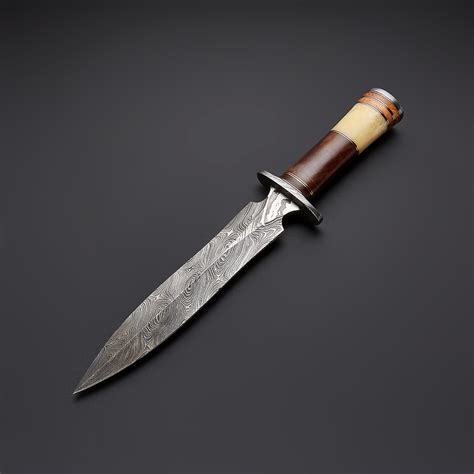 Damascus Dagger 06 Ironman Forge Touch Of Modern