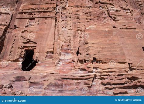 Nabatean Tombs In Petra Jordan Stock Image Image Of Dwelling City