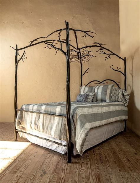 Elm Springs Wrought Iron Canopy Bed Iron Canopy Bed Queen Size Bed