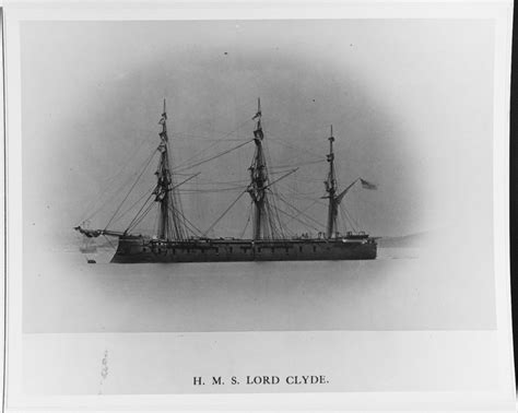 Nh 71198 Hms Lord Clyde British Battleship 1864