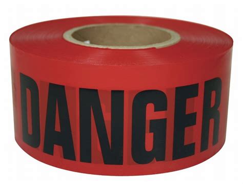 Product Detail - 600rd 300 300ft. Red Danger Tape Barricade Ribbon