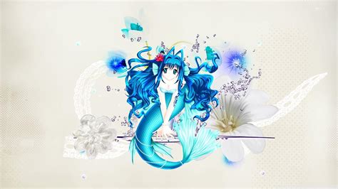 Anime Mermaids Wallpapers Wallpaper Cave