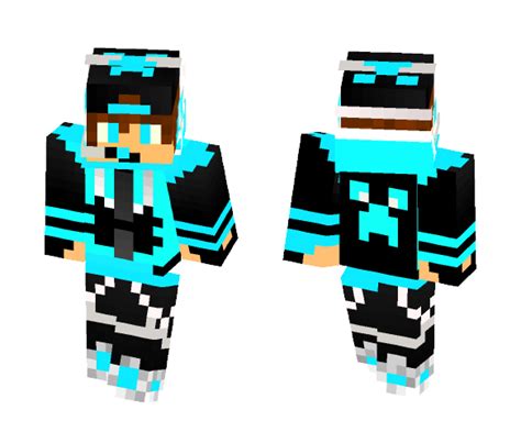 Download Blue Boy Youtuber Minecraft Skin For Free Superminecraftskins