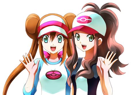 Rosa And Hilda Pokemon And More Drawn By Genjuu Hirata Danbooru