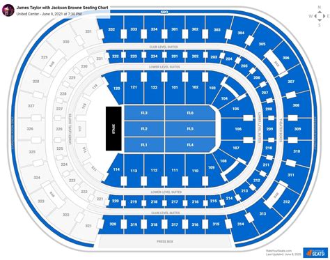 United Center Seating Charts For Concerts