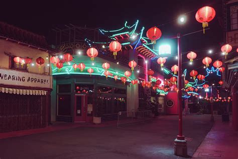 Chinatown Los Angeles At Night Photograph By Sonja Quintero Fine Art