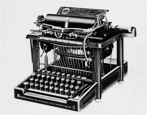 The Remington 2 The First Typewriter Photograph By Everett