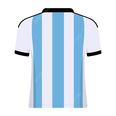 Parte Trasera De La Camiseta Argentina PNG Dibujos Argentina Jersey