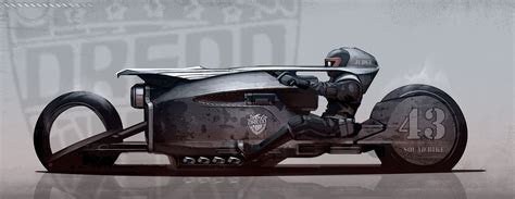 Judge Dredd Lawmaster Bike Concept Motorcycles Motorcycle Illustration