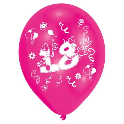 Geburtstag gratuliert man einem jungen menschen natürlich sehr herzlich, denn dieser besondere tag bedeutet volljährigkeit und somit auch ein gute stück erwachsen sein. Bunte Luftballons "18. Geburtstag Party" 8er Pack günstig ...