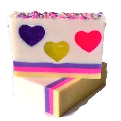 Sweetheart Handcrafted Soap Glycerin Soap Bar Valentines Etsy In 2021