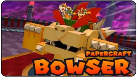 Papercraft Bowser Super Mario Wiki The Mario Encyclopedia