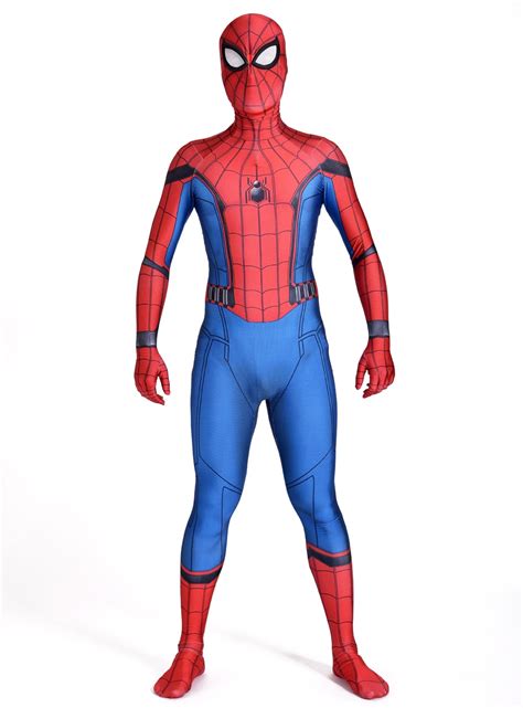 Halloween Party Homecoming Spiderman Costume 3d Printed Spandex