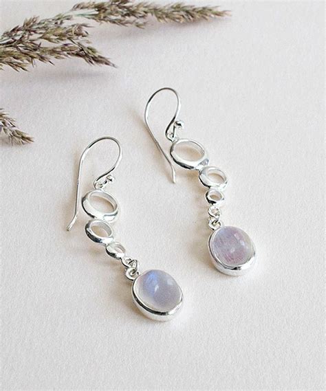 Another Great Find On Zulily Moonstone Sterling Silver Circle Drop