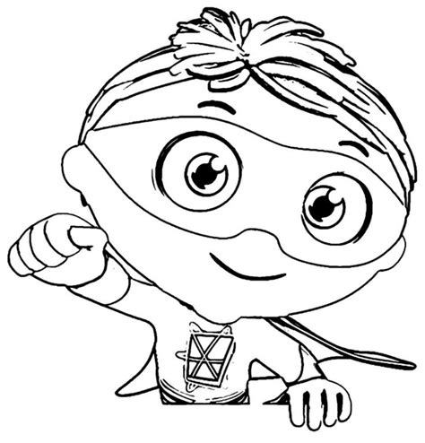 Super Why Coloring Pages Best Coloring Pages For Kids Super Why