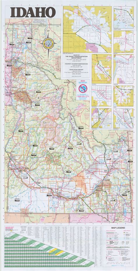 2004 Official Idaho Highway Map Zach Flickr
