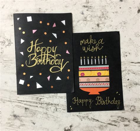 Simple 10 Minute Diy Birthday Greeting Cards Holidappy