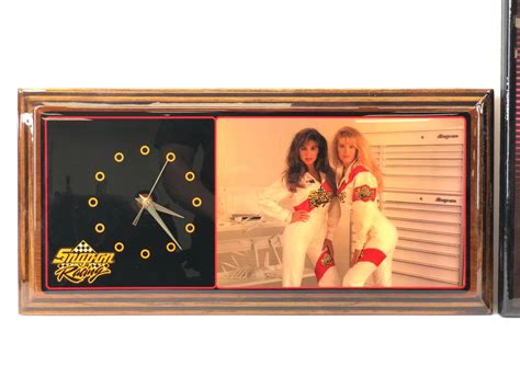 Lot 3pc Snap On Tools Racing Pinup Girls Wall Clock