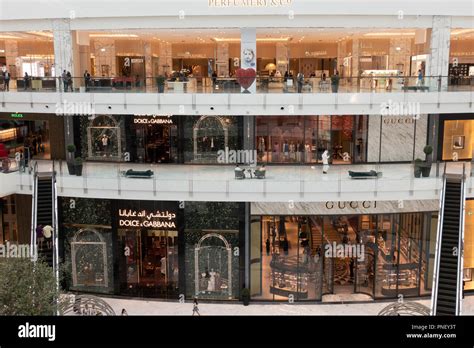 Interior Of New Extension To The Dubai Mall The Fashion Avenue