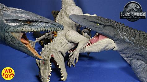 Action Figures Tv Movie And Video Games Mattel Jurassic World Real Feel Mosasaurus Swimming