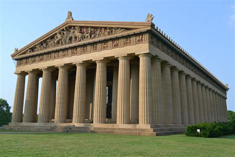 Tennesee Nashville Pantheon The Parthenon In Nashville Tennessee