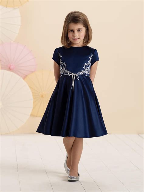 Pin By Robert Caggiano On Modest Clothing Flower Girl Dresses Navy