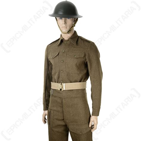 Igen Milliméter Az én Ww2 British Soldier Uniform Lódarázs Pazarlóan