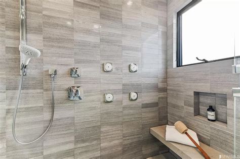 When tiling a shower, one of the most important things to remember is that you need extra cuts in the tiles take your first tile and line it up so that it's flush with the edge of the shower base and follows the pattern of the bathroom tiles. Tiled Showers Pictures | 2020 Colors Designs Ideas