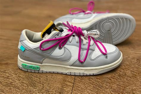 Off White X Nike Dunk Low The Fifty Ecco Le Prime Immagini Outpump