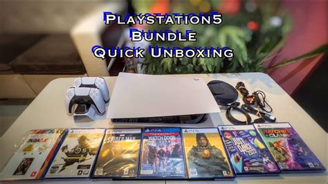 Playstation 5 Bundle Quick Unboxing Youtube
