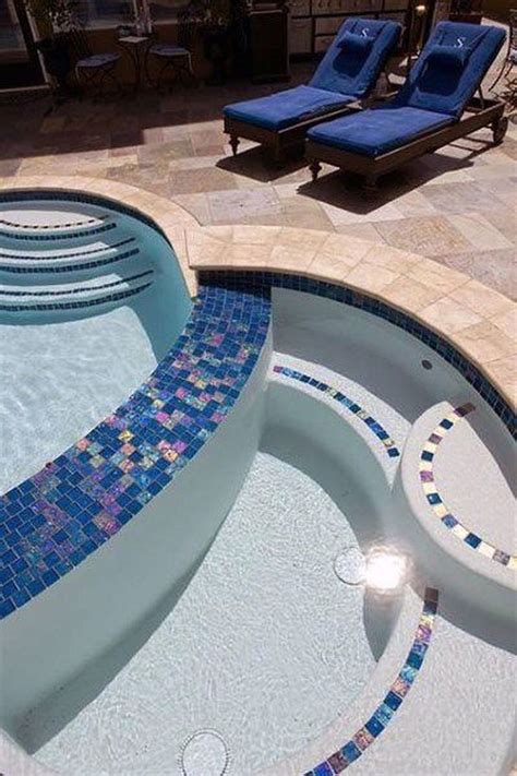 32 Fabulous Pool Design Ideas To Beautify Your Homes Backyard Pool Steps Swimming Pool Tiles