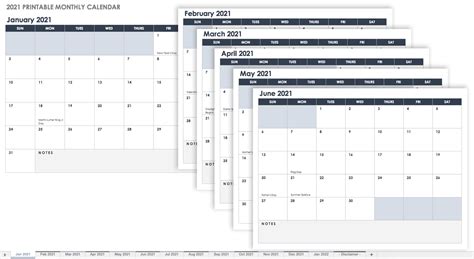 Printable Big Block Monthly Calendar Calendar Template 2023